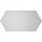 Ekena Millwork Half Round Surface Mount PVC Gable Vent w/ 3-1/2"W x 1"P Standard Frame, 28"W x 14"H GVPHR28X1401SN - alternate 2